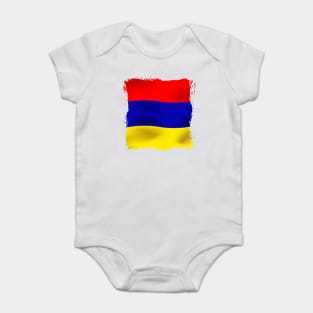 Armenian Flag Baby Bodysuit